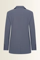 Blazer van kreukarme crêpe