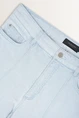 Bleached flared jeans mid-rise taille