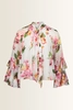 Bloemenblouse met ruches Vera Mont