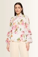 Bloemenblouse met ruches Vera Mont