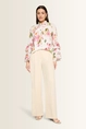 Bloemenblouse met ruches Vera Mont