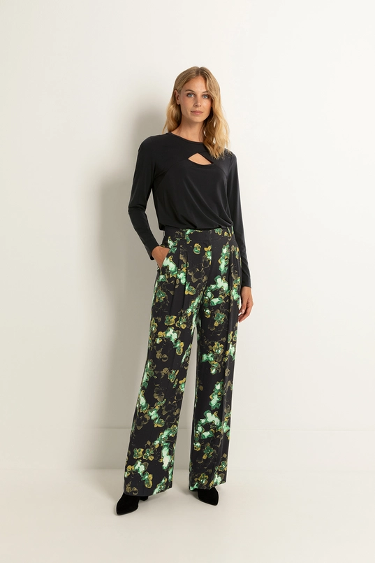 Bloemenprint pantalon