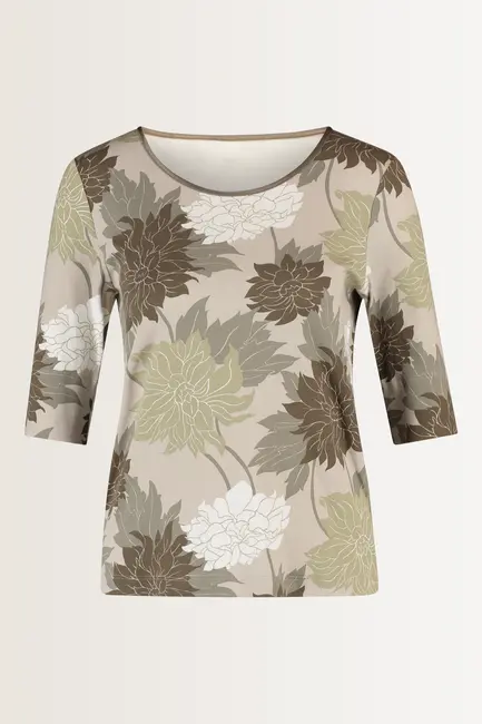 Bloemenprint T-shirt Marc Cain