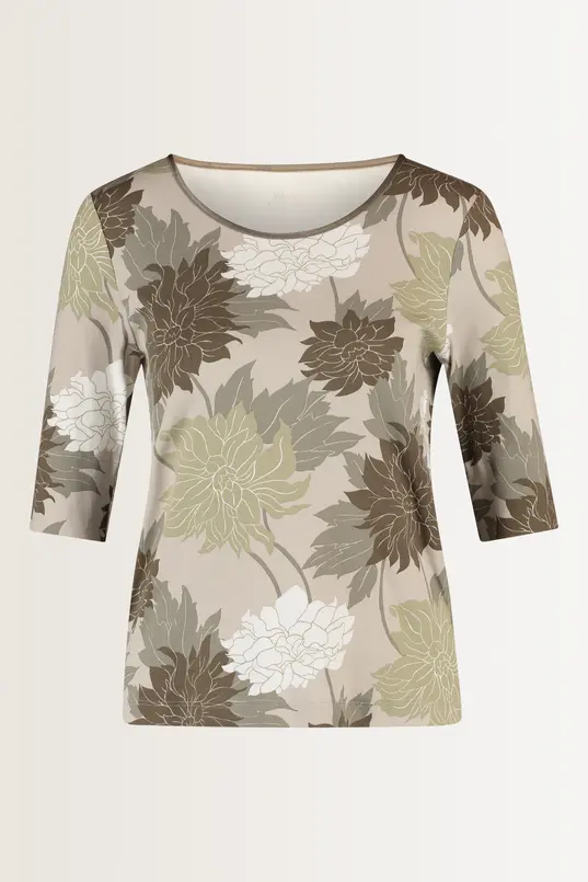 Bloemenprint T-shirt Marc Cain