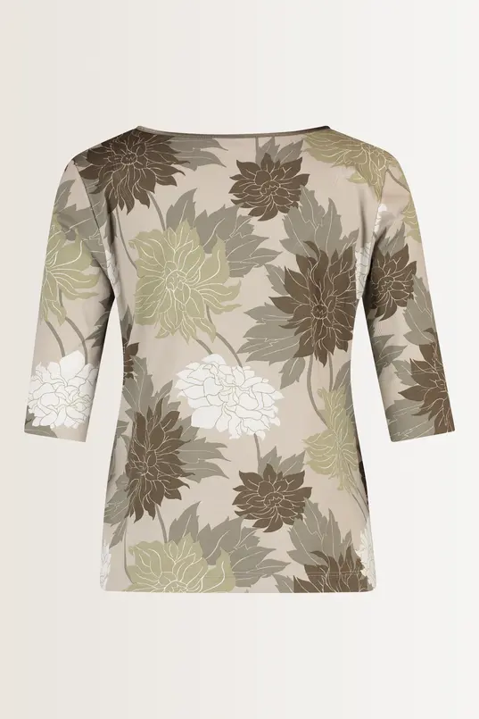 Bloemenprint T-shirt Marc Cain
