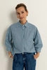 Blouse diagonale strepen