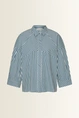 Blouse diagonale strepen