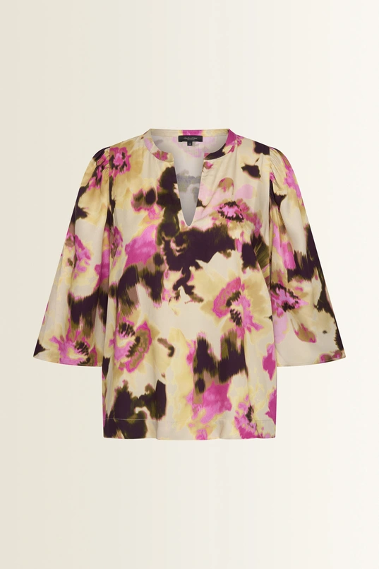 Blouse in all-over print