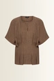 Blouse in crinkle structuur