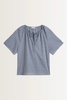 Blouse in gemêleerde chambray Marc O'Polo