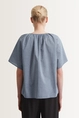 Blouse in gemêleerde chambray Marc O'Polo