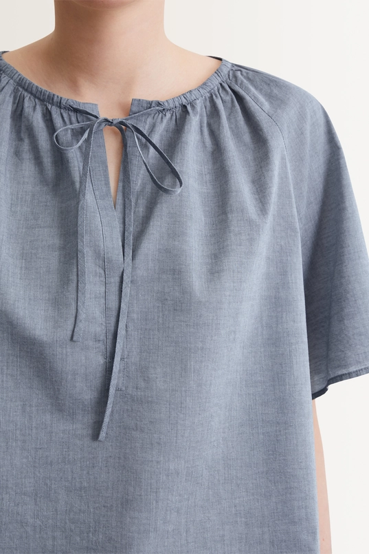 Blouse in gemêleerde chambray Marc O'Polo