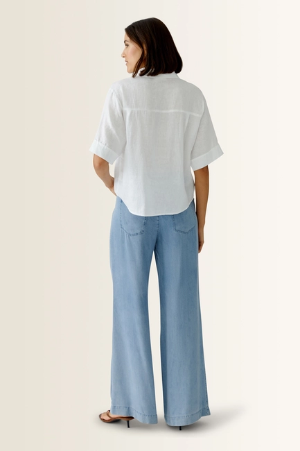 Blouse in linnen kwaliteit OUI