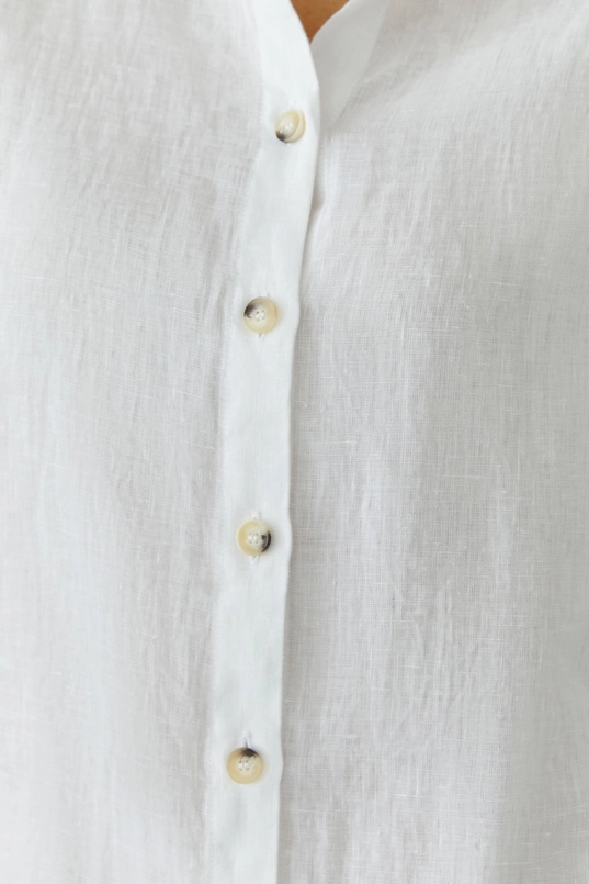 Blouse in linnen kwaliteit OUI