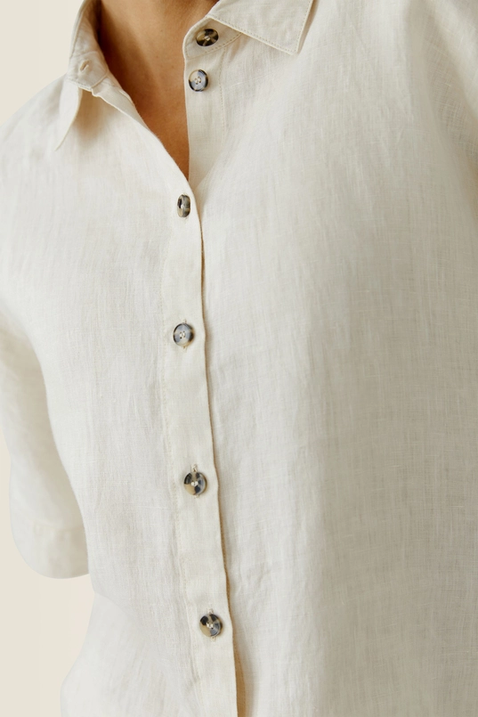 Blouse in linnen kwaliteit OUI