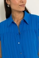 Blouse in seersucker structuur
