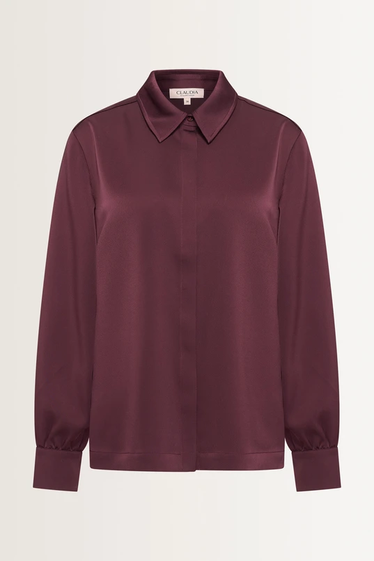 Blouse in soepele satijnkwaliteit