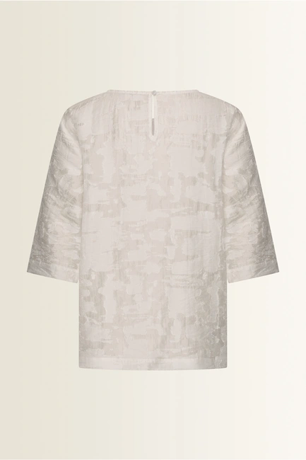 Blouse in structuurstof