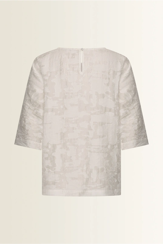 Blouse in structuurstof