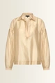 Blouse in subtiele glans