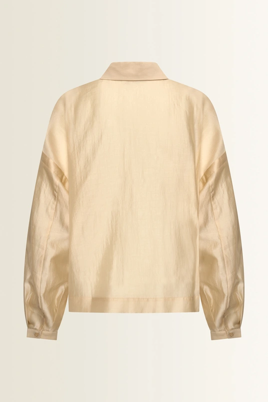 Blouse in subtiele glans