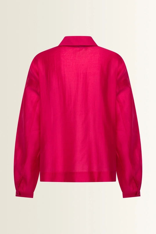 Blouse in subtiele glans