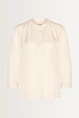 Blouse jacquard stippen
