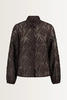 Blouse met 3D-bladstructuur