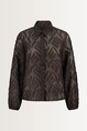 Blouse met 3D-bladstructuur