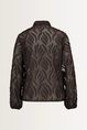 Blouse met 3D-bladstructuur