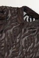 Blouse met 3D-bladstructuur