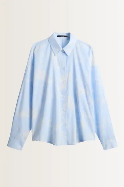 Blouse met abstracte print Zarine nature Someday