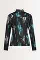 Blouse met abstracte print