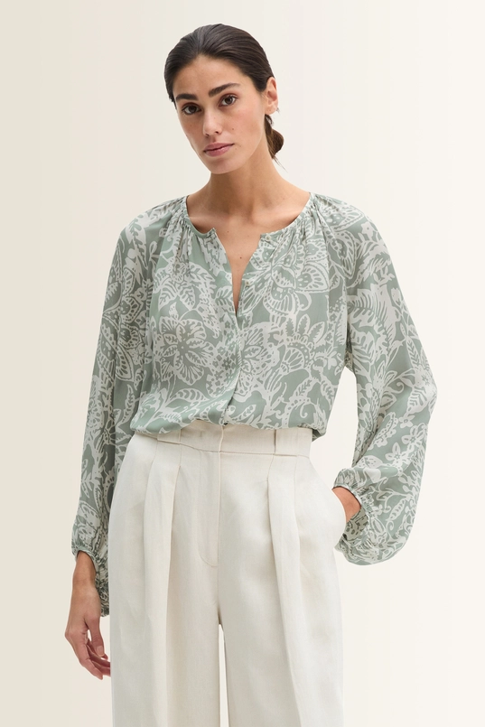 Blouse met all-over dessin Marc O’Polo