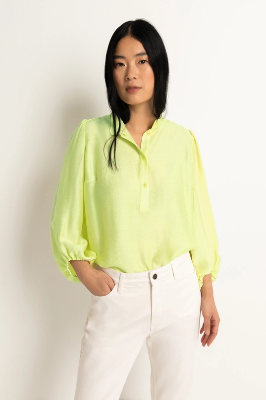 Blouse met ballonmouwen