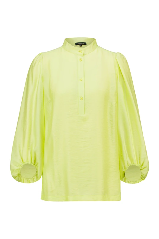 Blouse met ballonmouwen