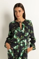 Blouse met bloemenprint