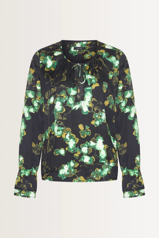 Blouse met bloemenprint