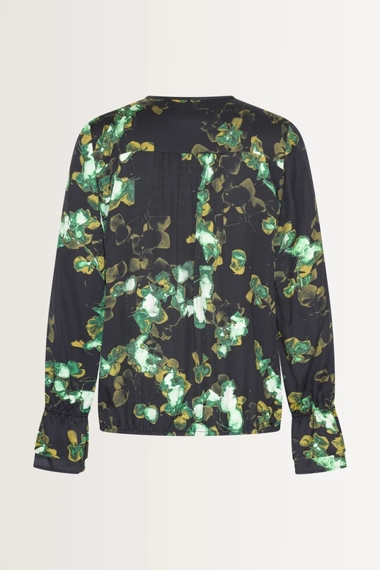 Blouse met bloemenprint