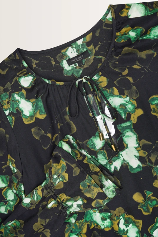 Blouse met bloemenprint