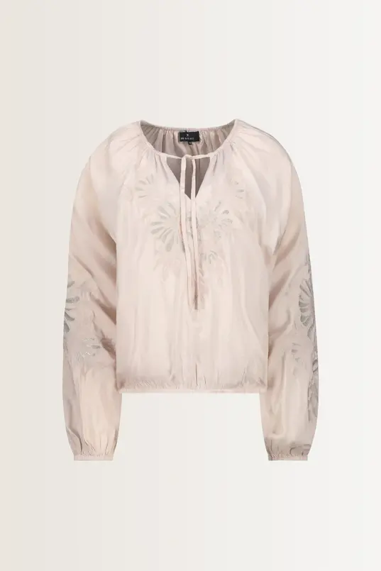 Blouse met borduursels Monari