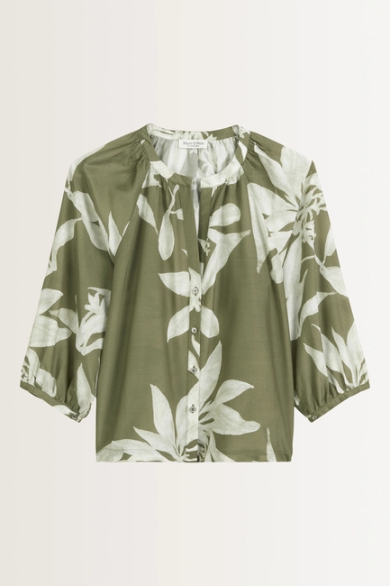Blouse met botanische print Marc O'Polo