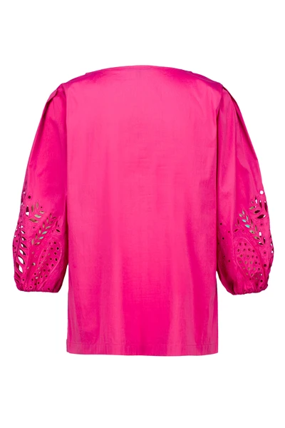 Blouse met broderie