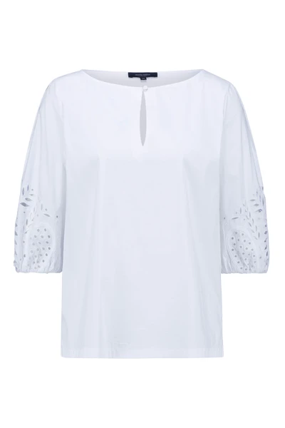 Blouse met broderie