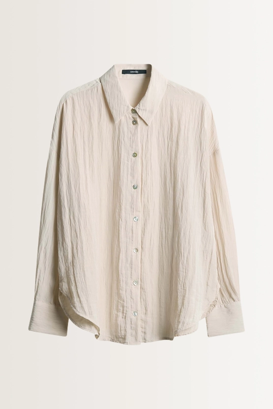 Blouse met crinkle structuur Zlimay Someday