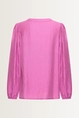 Blouse met crinkle structuur