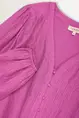 Blouse met crinkle structuur