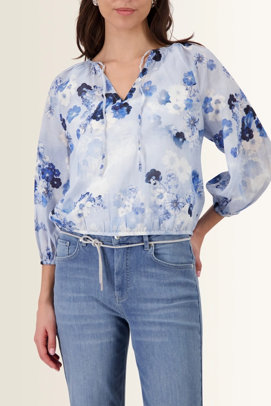 Blouse met florale print Monari