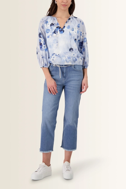 Blouse met florale print Monari