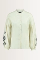 Blouse met geborduurde mouwen Ilex Max Mara Weekend